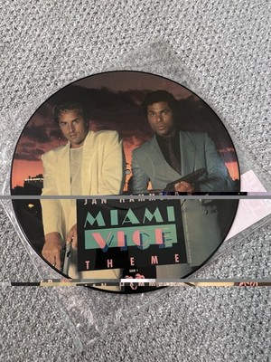 Jan Hammer, Miami Vice Theme/ Glenn Frey, 1985 MCA 6150B Picture Disc