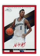 Nick Young - 2008-09 Topps Signature #TS-NY Facsimile Red /869 - Wizards