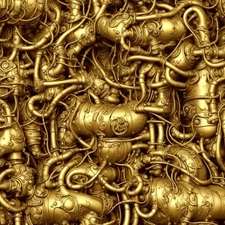 Steampunk 67 - 18"x46" Hydrographic Film Hydro Dipping