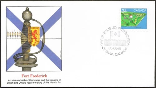 🍁Canada  #1059    "Fort Frederick, Ontario"    Brand New 1985 Fleetwood Cover