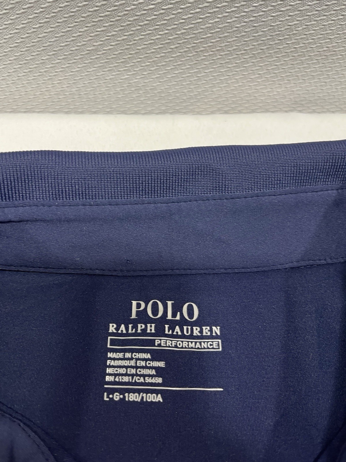Polo Ralph Lauren Performance Polo Shirt Mens Size Large Blue Golf Red Pony thumbnail 2