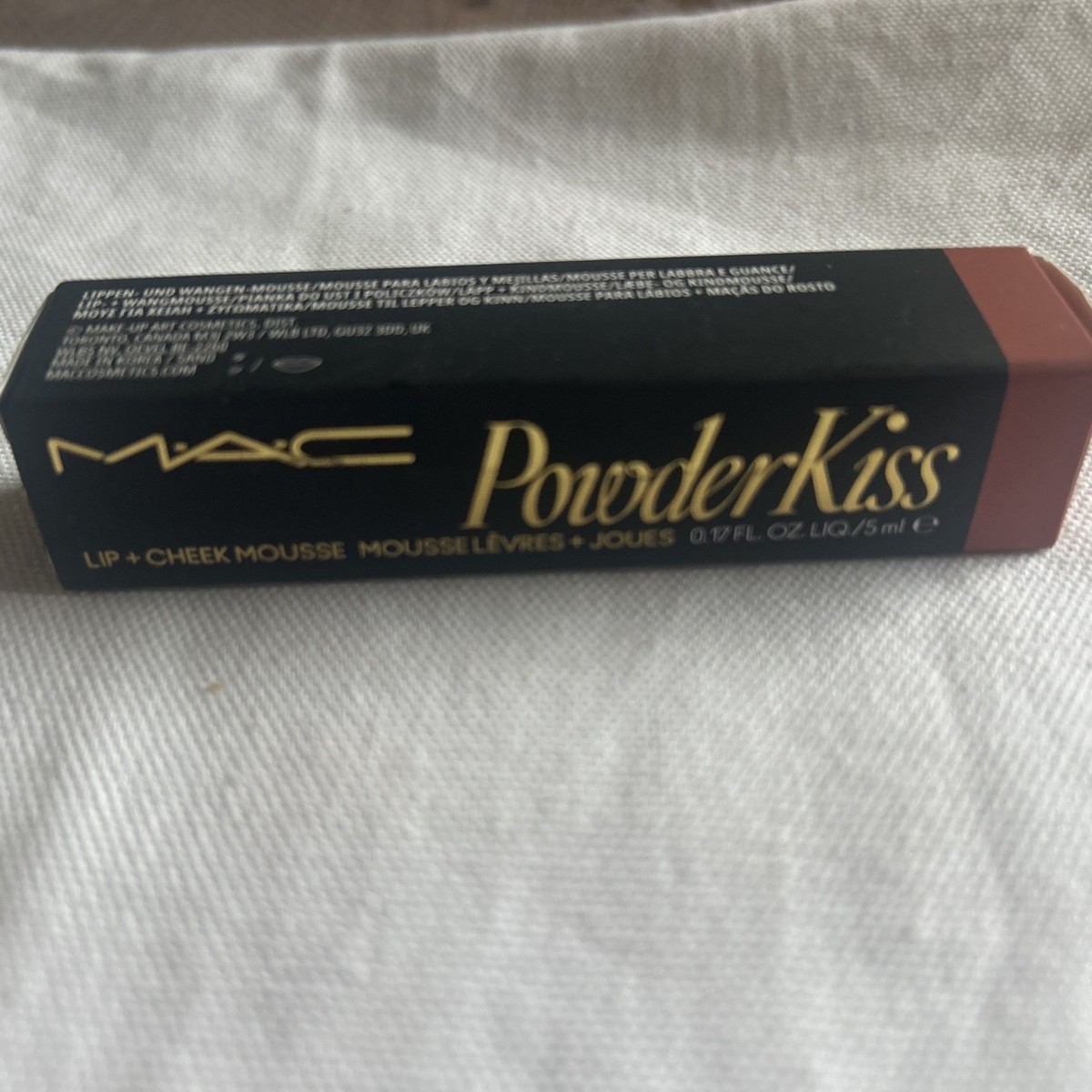 Mac Powder Kiss Lip & Cheek Mousse- 996 DATE-MAKER- .17OZ/5ML | eBay