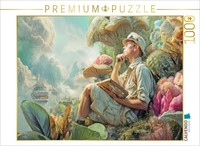 Calvendo Puzzle Jungle Explorer | 1000 Pieces, Finished Size 25.2 × 18.9 In (64