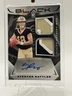 2024 Panini Black - Rookie Signature Materials Spencer Rattler #RSM-3 Royal /75
