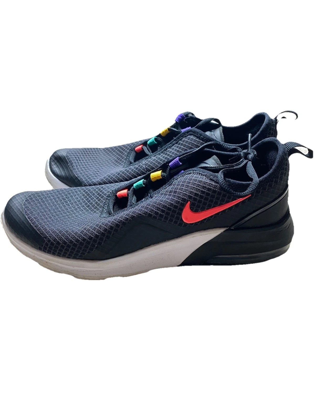 Scarpe da corsa Nike Youth Kids Air Max Motion 2 (GS) nere multi taglia 7 anni
