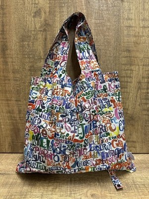 Murale  classic multicolor large wrapable grocery tote