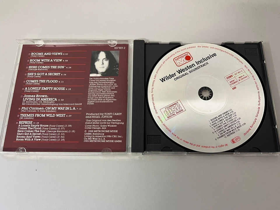 Various - Wilder Westen Inclusive - CD © 1988 - Tony Carey-Room With A View.. - Bild 2 von 3