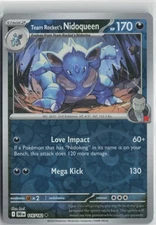 Team Rocket's Nidoqueen 116/182 Uncommon SV10: Destined Rivals NM Reverse Holo