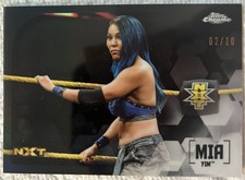 Mia Yim Michin Black Refractor /10 Topps WWE 2020 Chrome 