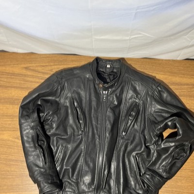 JUST LEATHER of SAN JOSE CA Motorcycle Jacket Size 44