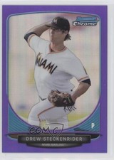 2013 Bowman Chrome Prospects Purple Refractor /199 Drew Steckenrider #BCP183 8d2