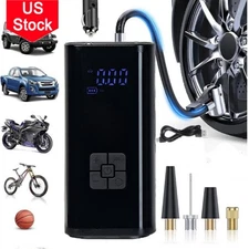 Digital Tire Inflator 180psi Portable Air Pump with Repair Kit for Car Bike