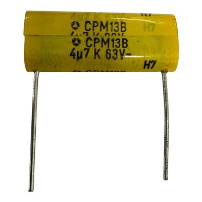 CPM13B Thomson Kondensator Radial Film 4,7uF 63V 10% 32,5x13,5mm