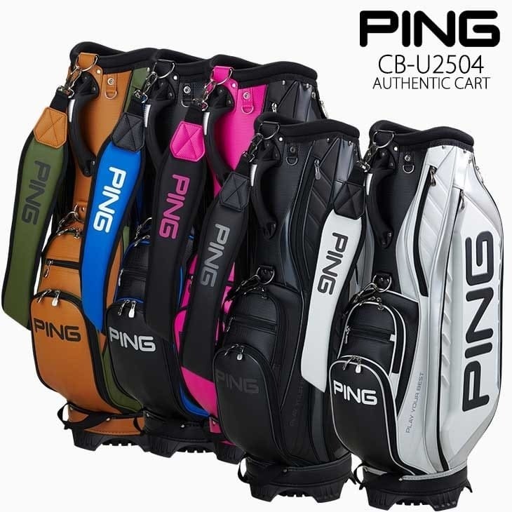 Ping Golf Authentic Cart Bag 9inch 5-way Enamel Full-Open Pocket