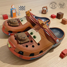 Crocs Disney Cars Mater Character Brown Adults Kids Classic Clog Gifts uk