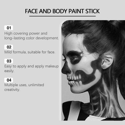 Body Paint Stick Set Gesicht Schminke Make-up Clown Halloween
