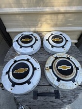 1967-1972 12 Ton Chevy C10 Truck Factory Dog Dish Hubcaps Chevrolet