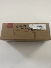 Lifewit Drawer Divider 4" High, 11-17" Adjustable Dresser White 4 Pack