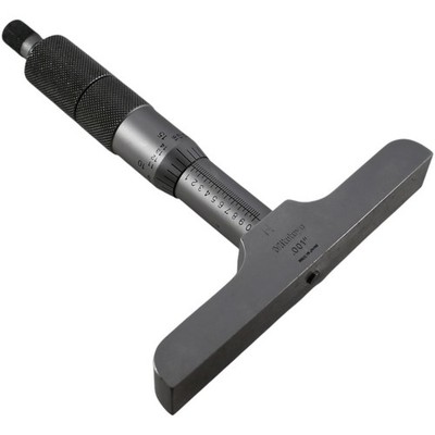 Mitutoyo Mechanical Depth Micrometer 0-1 inch 4 inch Base .001