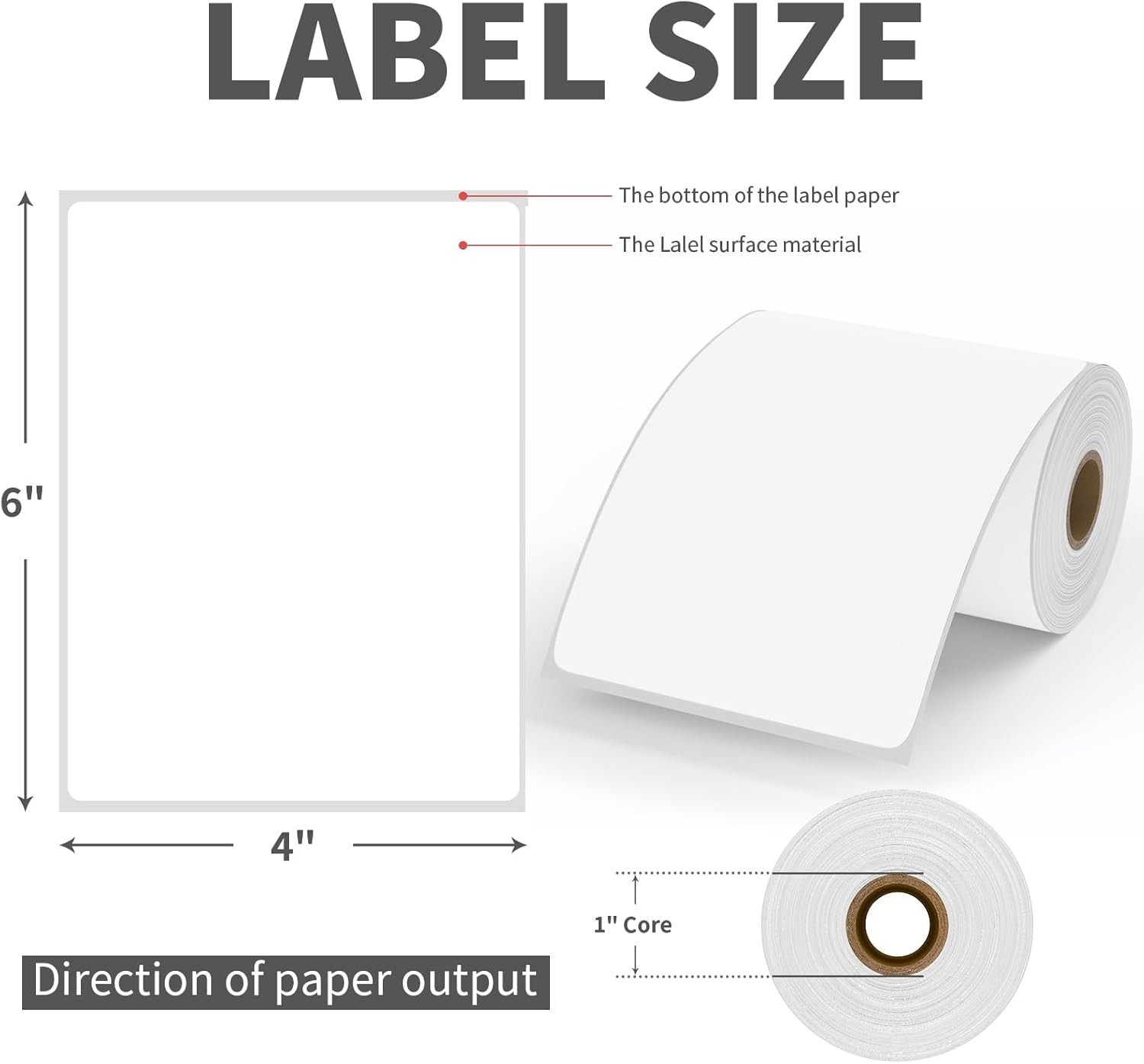 4000 Direct Thermal Shipping Labels for Zebra Printers