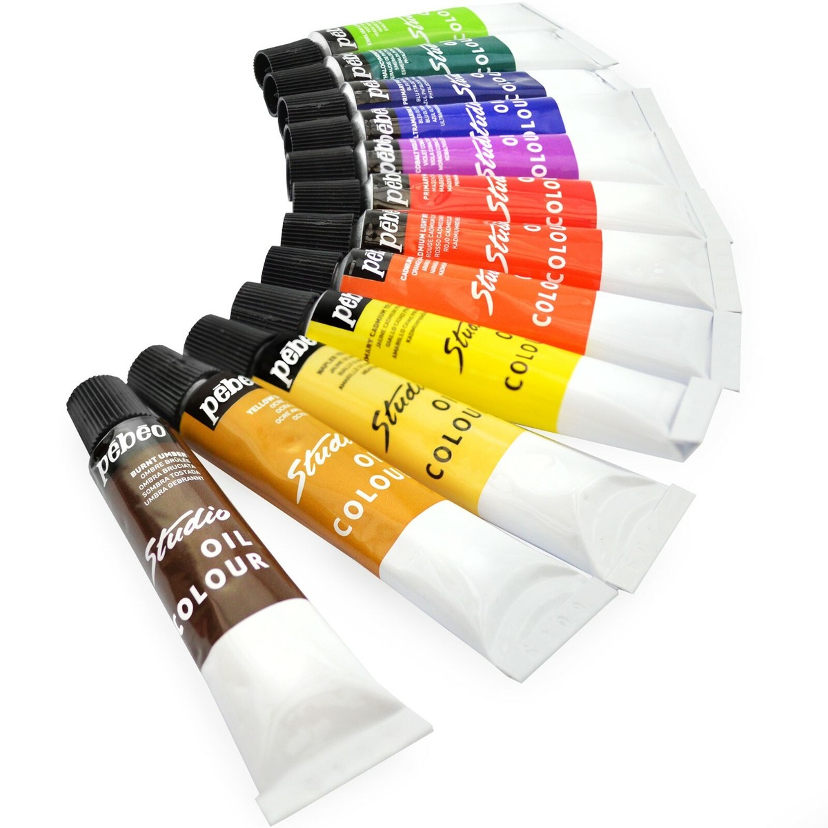 Pebeo Studio Xl Oil Paint Set in Metal Gift Tin Case Paints