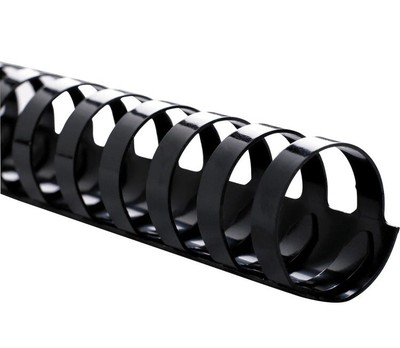 Sparco Plastic Binding Spines 1-1/2'' 320 Sheet Capacity 100/BX BK 18003 OPEN BOX