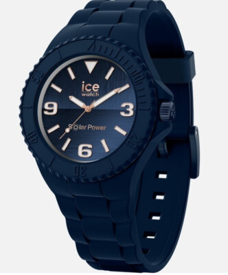 Ice-Watch ICE 020632 solar power Generation Large Herrenuhr Silikon blau Neu M4