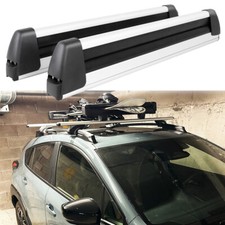 Snowboard Ski Top Roof Rack Carrier Cross Bar W Lock System For Subaru Forester Snowboard Ski Top Roof Rack Carrier Cross Bar W Lock System For Subaru Forester