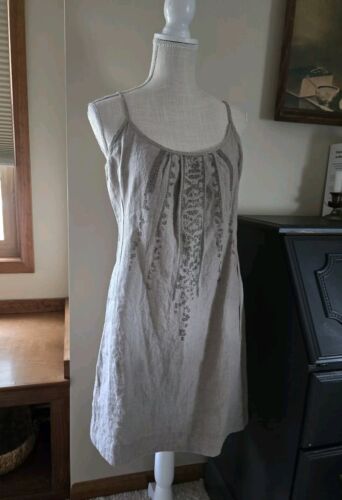 Neu Eileen Fisher natürliches Cami-Kleid für Damen mit Falten PS SMALL PETITE 248 $ - Bild 3 von 14