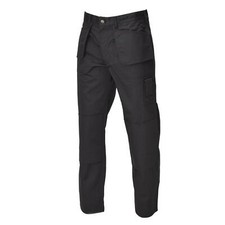 Original Belgian Military work cargo pants durable reinforced knees black NEW