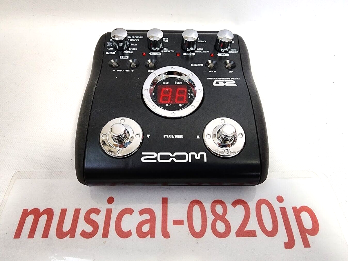 ☆未使用品　ZOOM G2　GUITAR EFFECTS PEDAL G2 Zoom G2 Multi-Effects Guiter Pedal | eBay