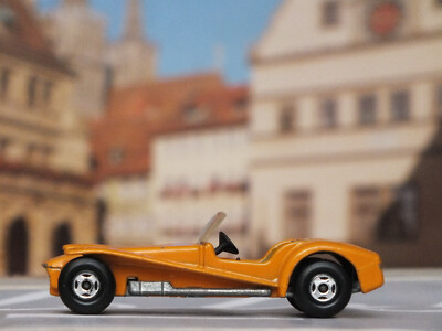 VINTAGE MATCHBOX SUPERFAST No.60, 1971, LOTUS SUPER SEVEN 7, gebraucht, Nichtrau
