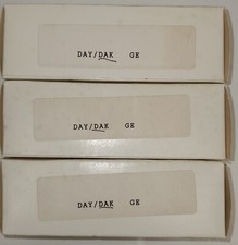 Lot of 3 GE 29695 120V 500 watt DAK DAY/DAK Projection Lamps Gold Tip