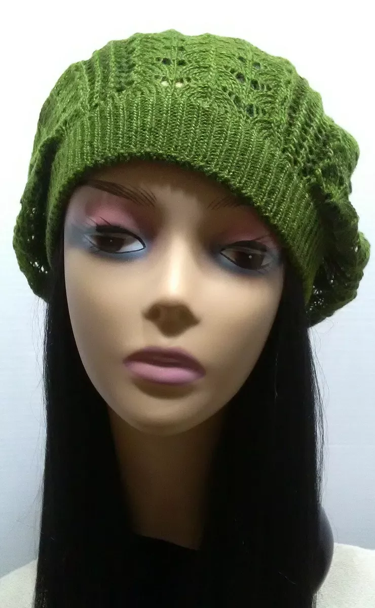 Green beanie hat best sale womens