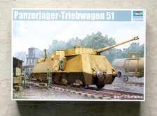TRUMPETER 01516 ZESTAW 1/35 Niemiecki Panzerjager-Triewagen 51, NOWY NUE