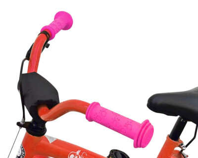 Fahrradgriffe pink 115mm Kinder Sicherheitsgriffe Griffe Lenkergriffe Red  Loon | eBay.de