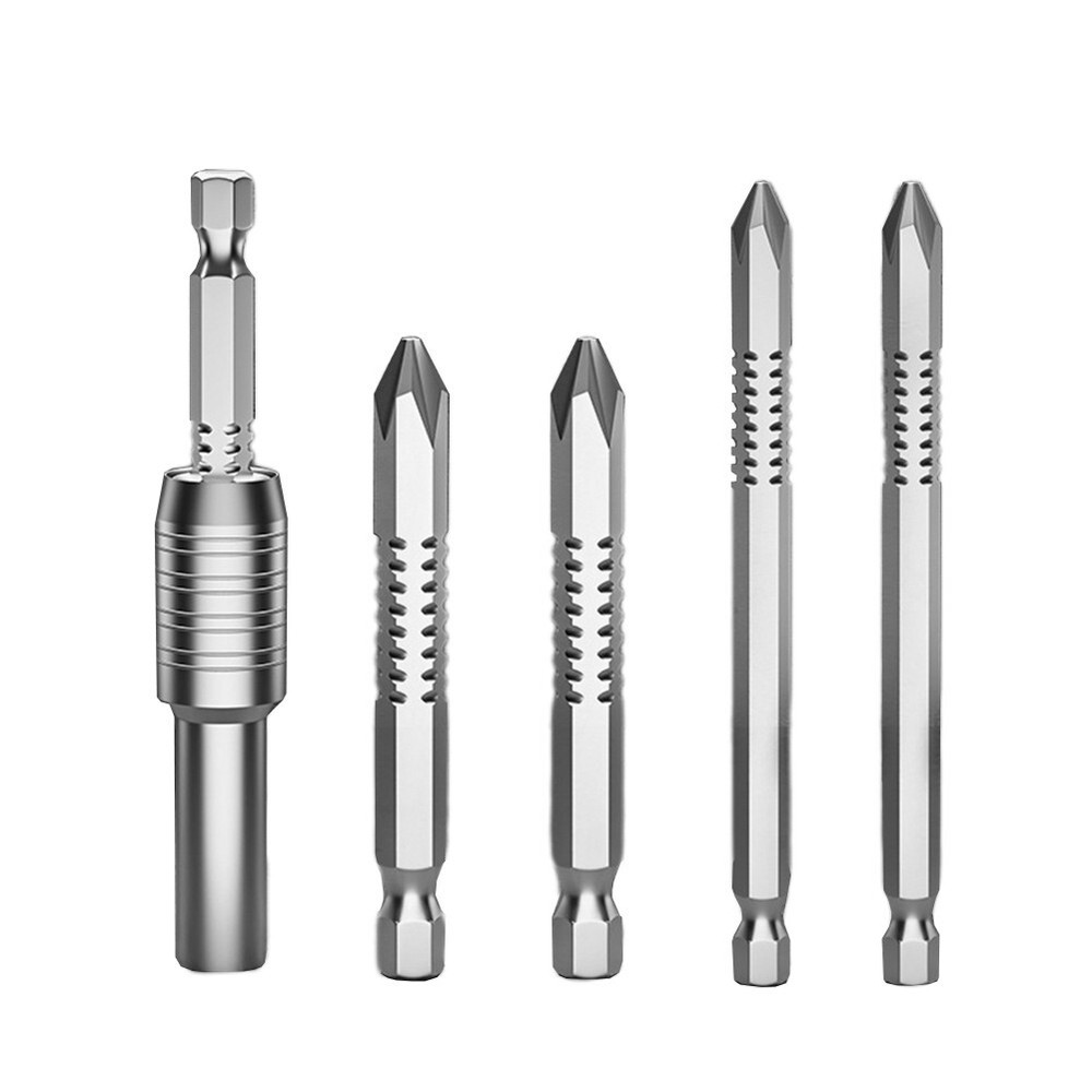 Hexagonal Magnetic Adjustable Screwdriver Bit for Secure Fastening