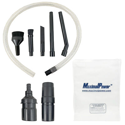 MaximalPower 9PC MINI/MICRO Attachment Tools Cleaning & Detailing Kit for Vacuum