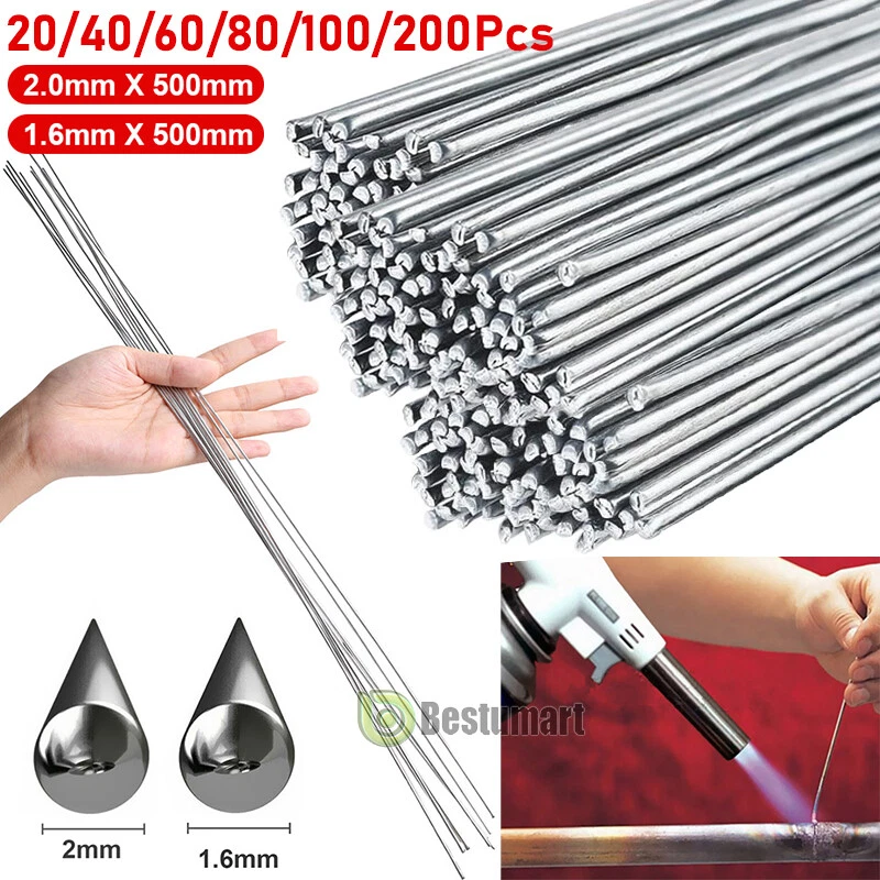 20-200件装Flux Cored铝焊条低温易焊接棒 — 第 2/4 张图片