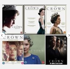 THE CROWN COMPLETE SERIES 1-6 DVD Set…..1 Day Handling