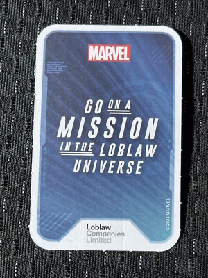 2024 Marvel Loblaw Go On A Mission MS. MARVEL Card Holo Foil Rare