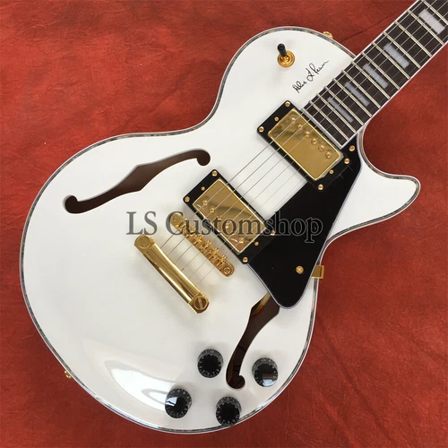 Limited Edition Alex Lifeson Lp Electric Guitar Semi-Hollow Rosewood Fretboard