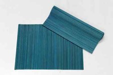 Tovagliette Americane Set 6 pezzi Bamboo Turchese DO2603 B. Raya