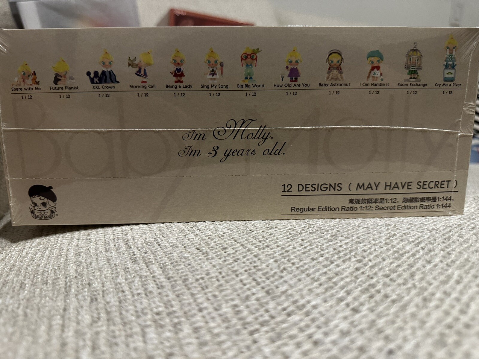 POP MART Baby Molly When I Was Three Series Whole Set US