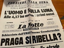 48 giornali d'epoca (prime pagine fac simile) 1957 1969 Fac Simile