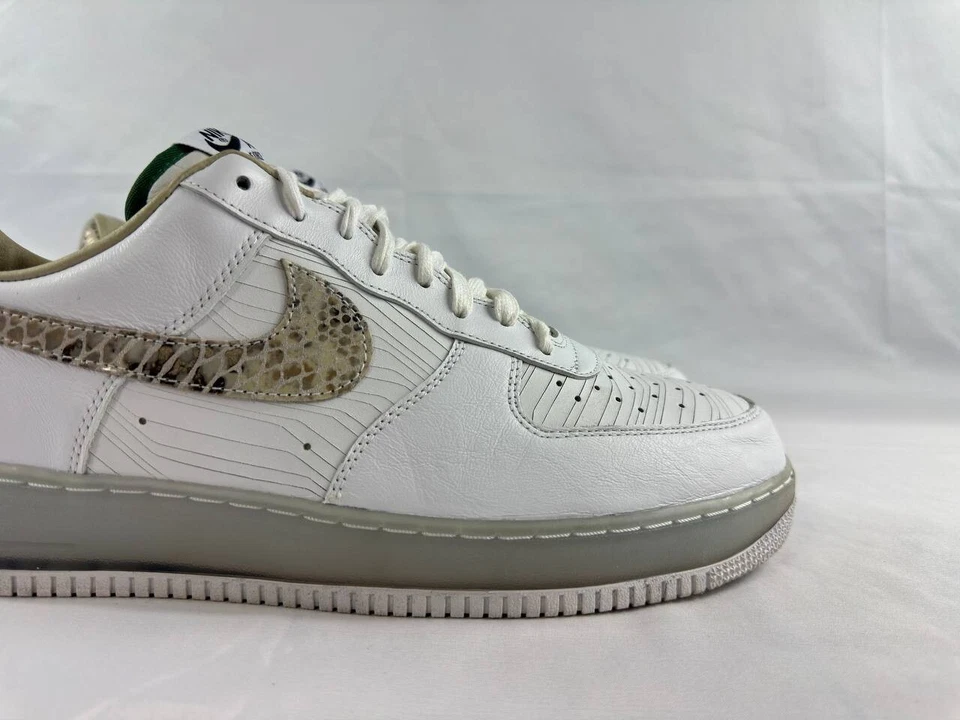 耐克 Air Force 1 低帮 PRM CMFT QS ‘Brazil’ 运动鞋 635272-100 男式 14 码 — 第 3/4 张图片