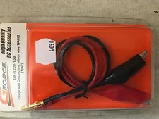 GForce RC GF-1200-130 Charging Cord Crocodile Clamps Silicone Cable 16AWG 