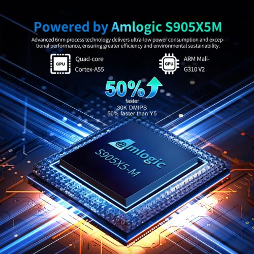 X96 M200 TV Box Android 14 S905X5M 4G 32G/64G WiFi 1000M BT5.X H.265 4K HDR Box - Bild 3 von 27