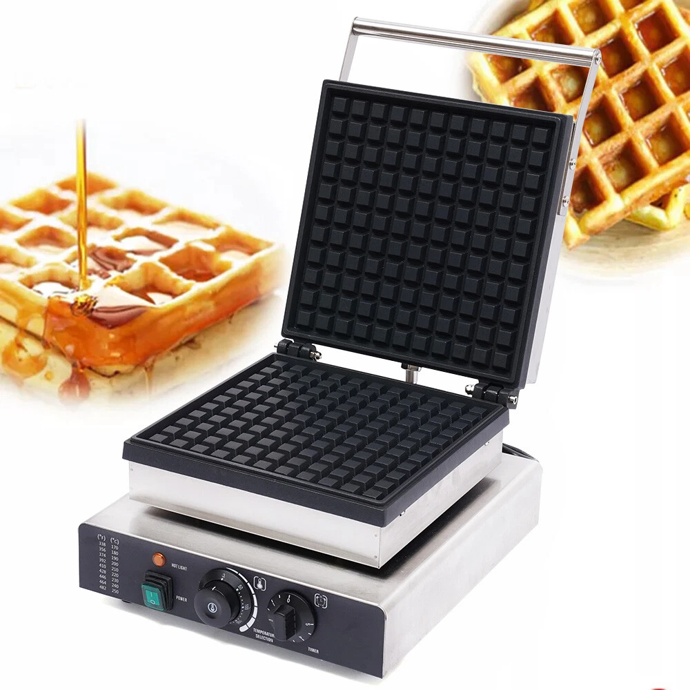 Commercial Waffle Maker Electric Machine/Nonstick Square Waffle Making Machine
