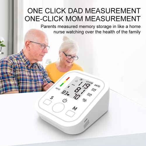 Digital Blood Pressure Monitor Upper Arm Automatic BP Machine Heart Rate Monitor - Picture 17 of 26